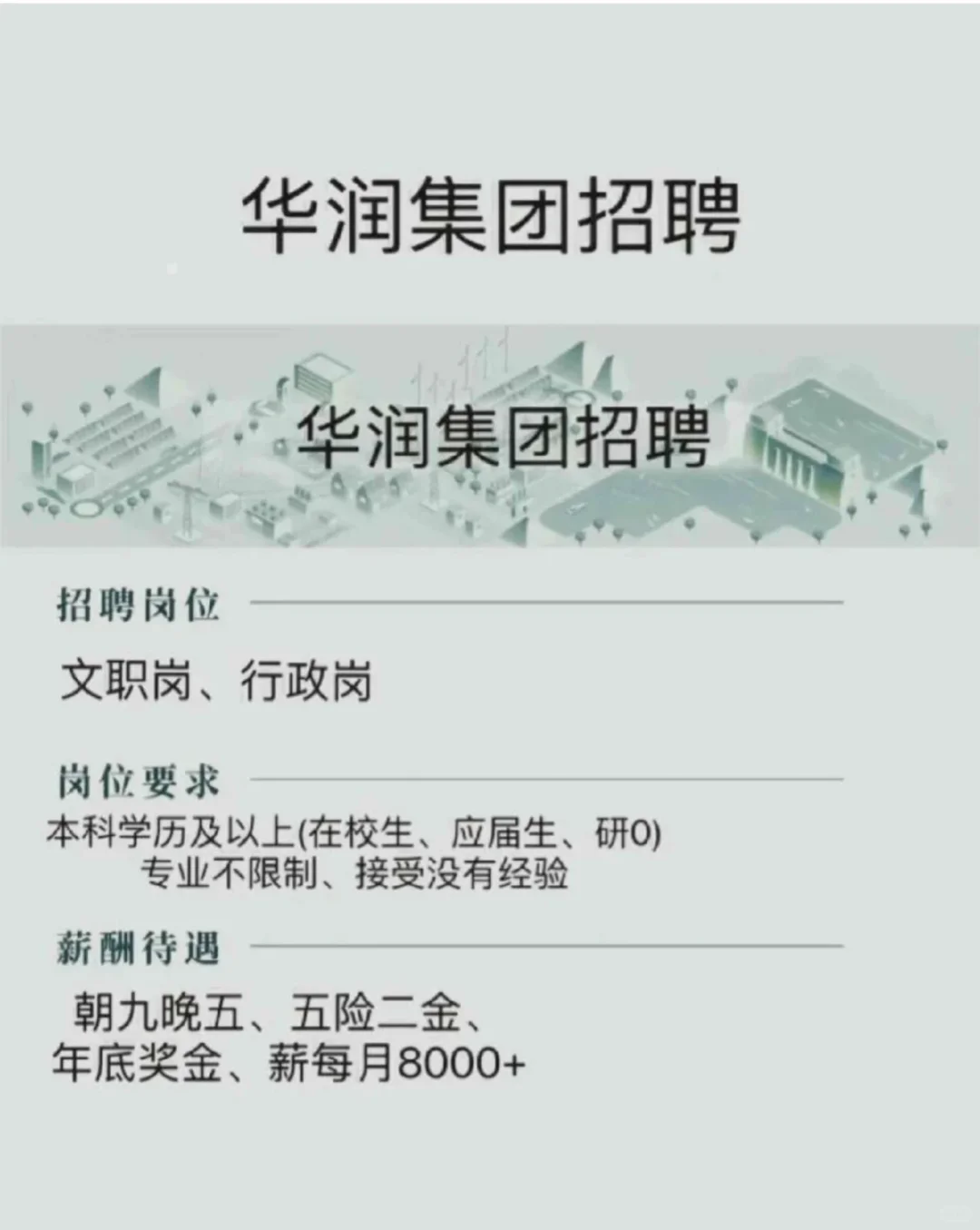 7月份还有进华润集团的同学嘛?