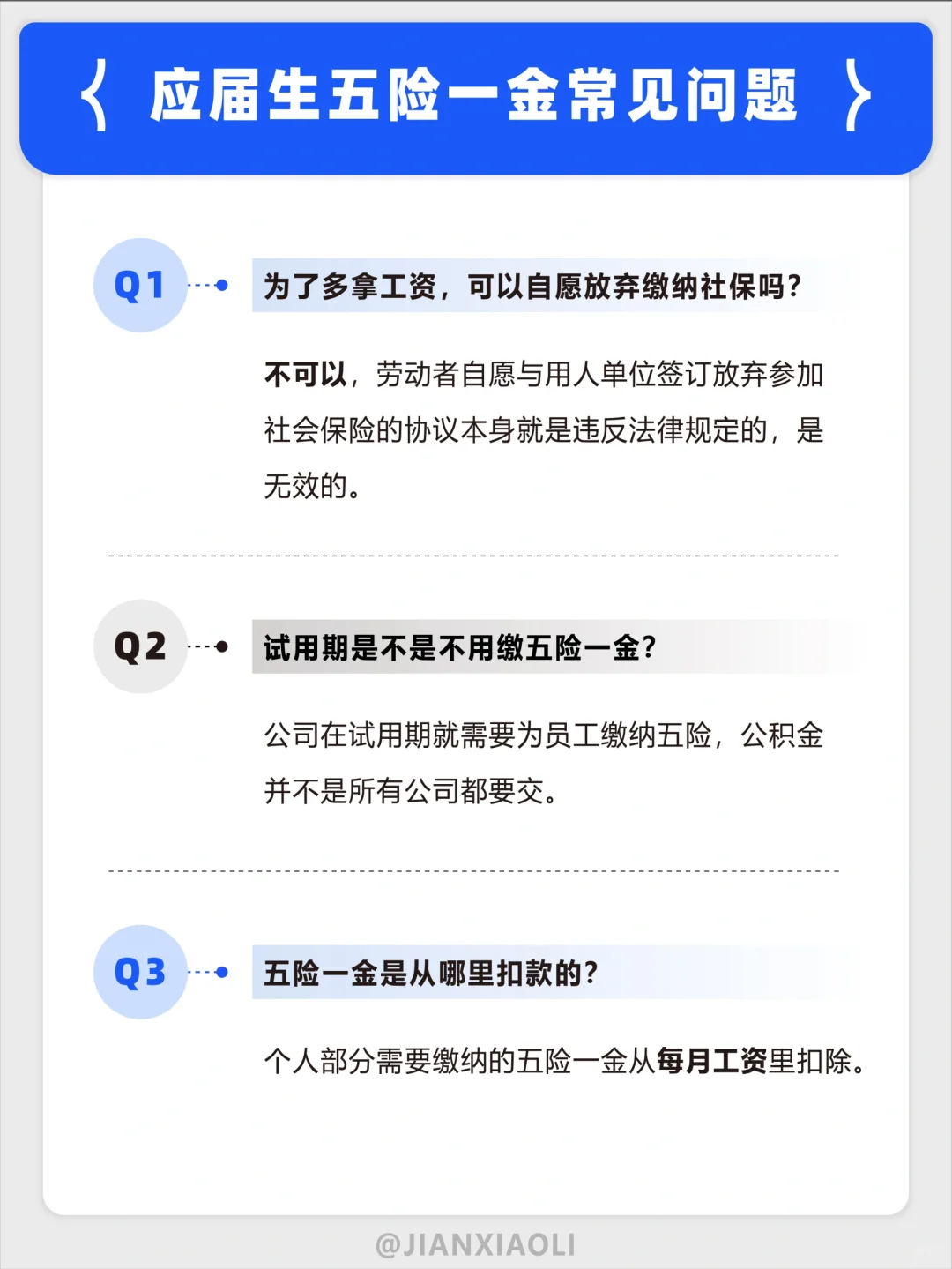 @应届毕业生 关于五险一金你想知道的全在这