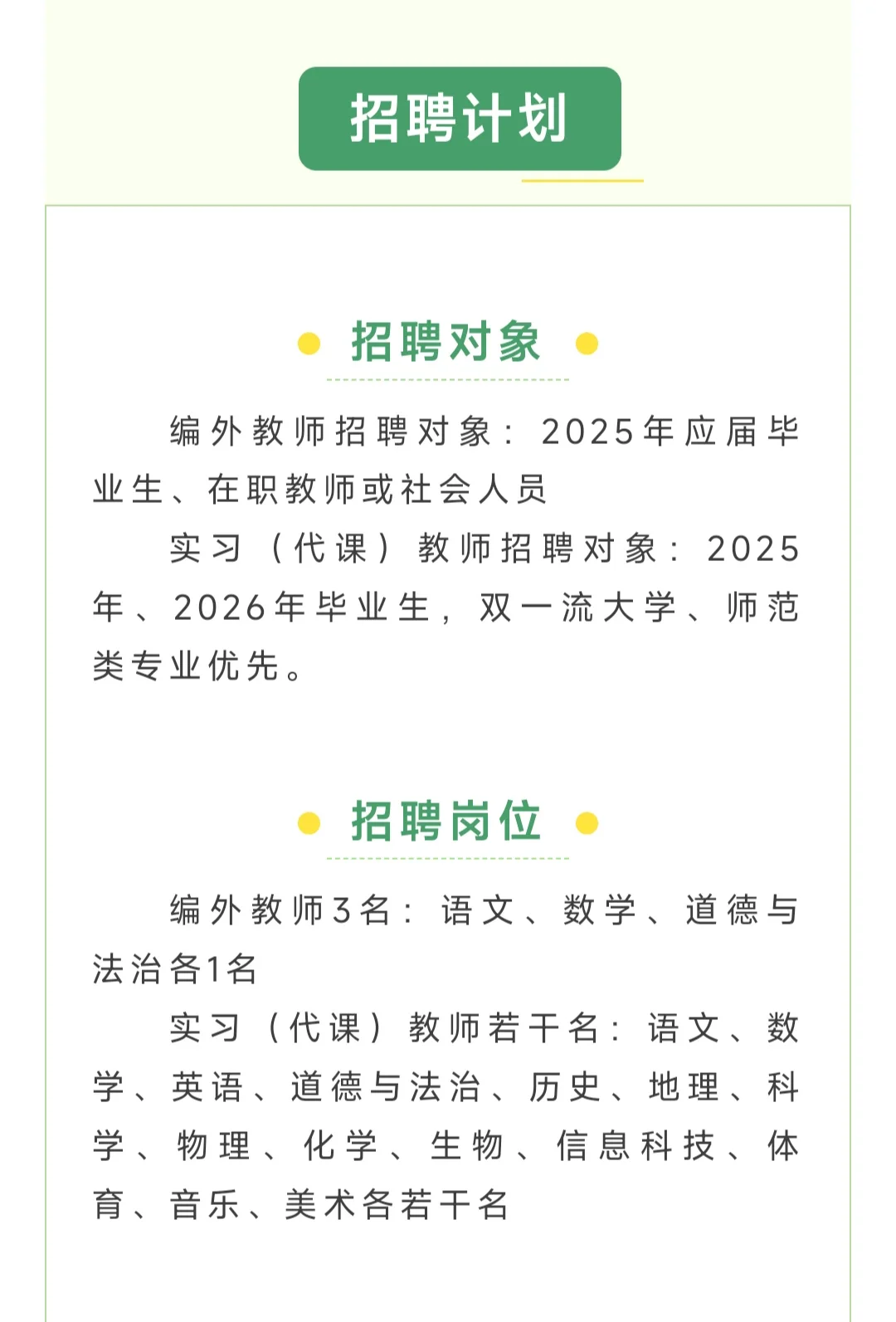 上海师范大学附属嘉定中学招聘