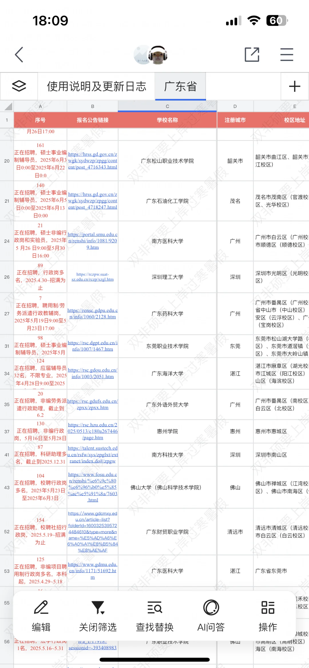 广东省近期高校招聘汇总(硕士篇),辅导员
