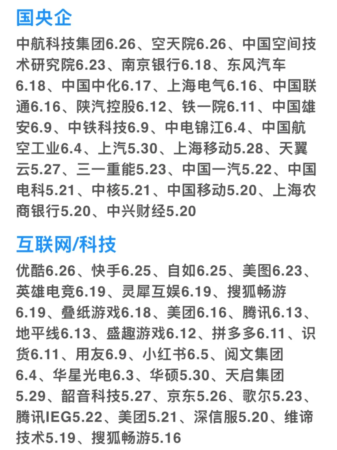 终于把免笔试秋招投完啦?