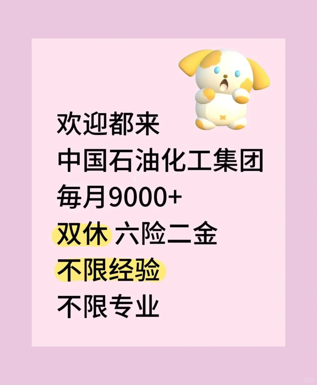 中国石油化工集团招聘 急招贤才！投就对！！！