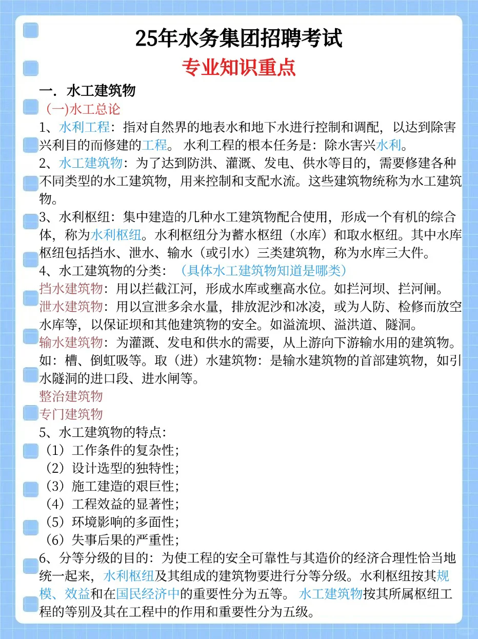 给大家普及一下水务集团招聘考试的难度