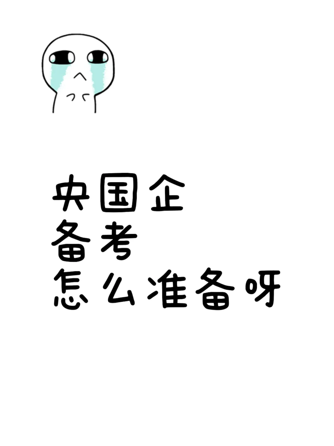备考央国企