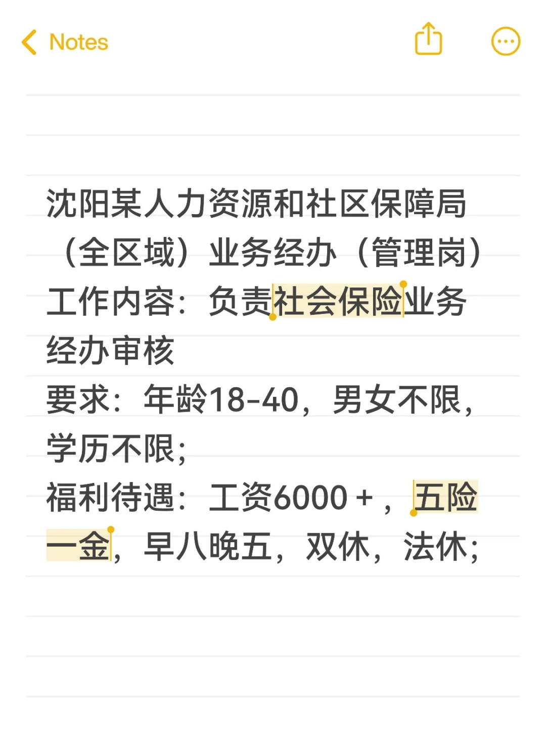 业务经办岗位 双休法休五险一金✨✨