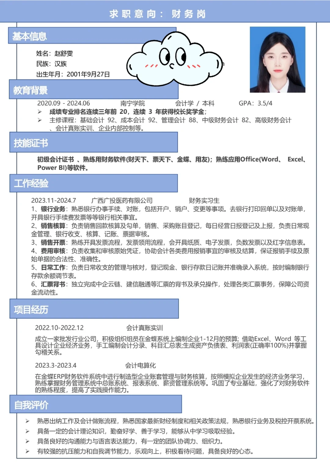 24应届毕业生改简历后有工作了!