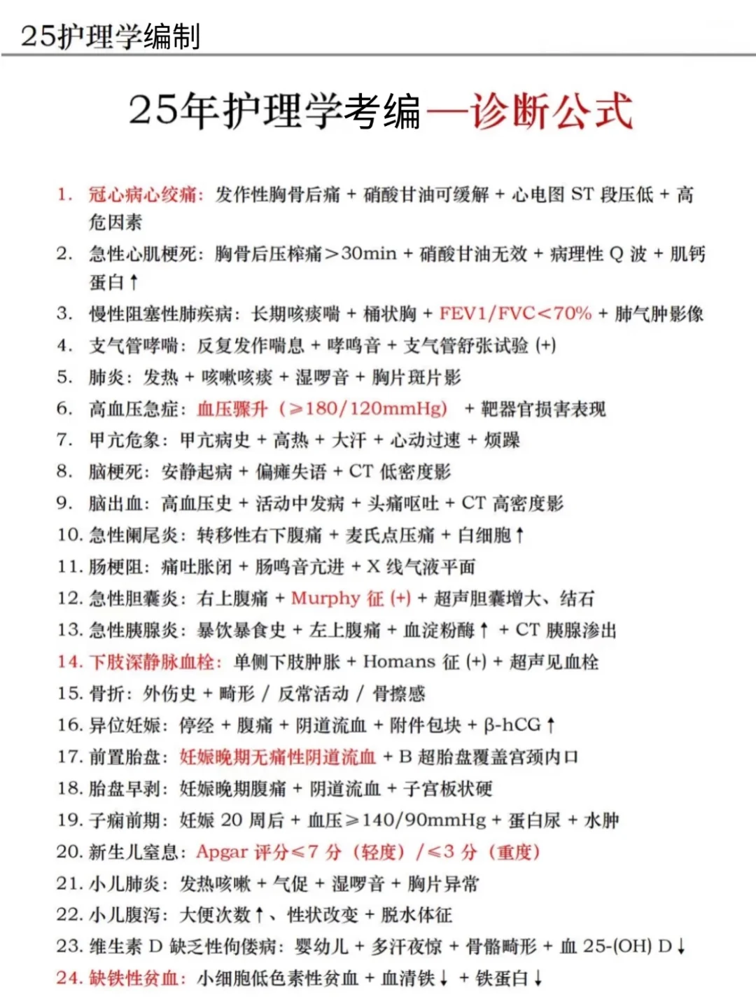 强调一下！25护理考编需要达到的强度！