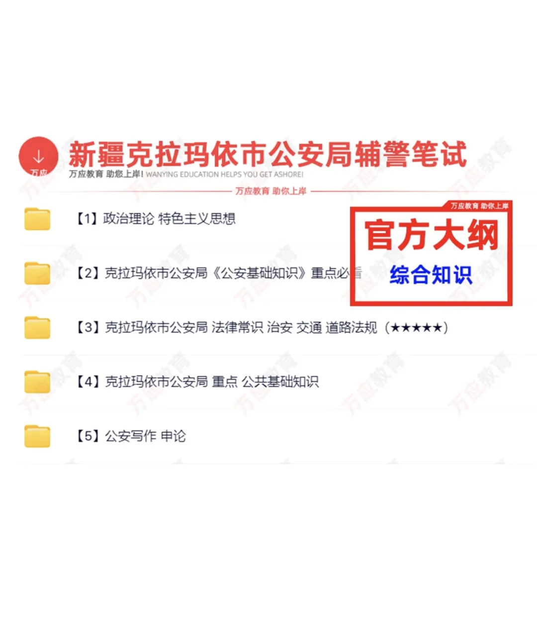 新疆克拉玛依市公安局招聘警务辅助人员考试