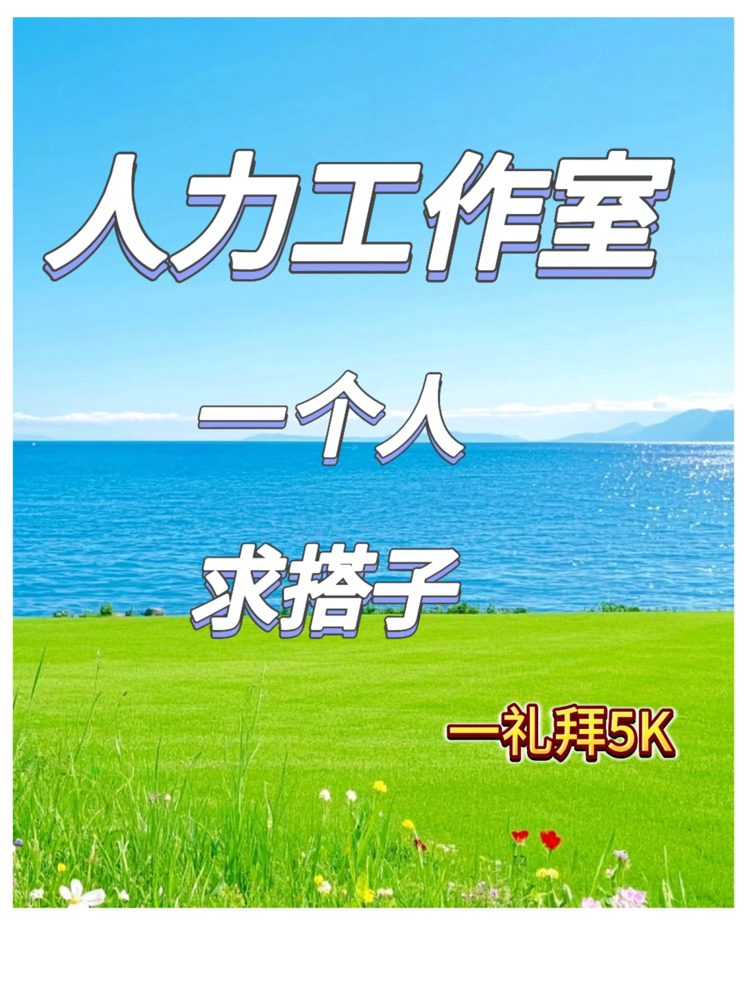 人力工作室,求搭子