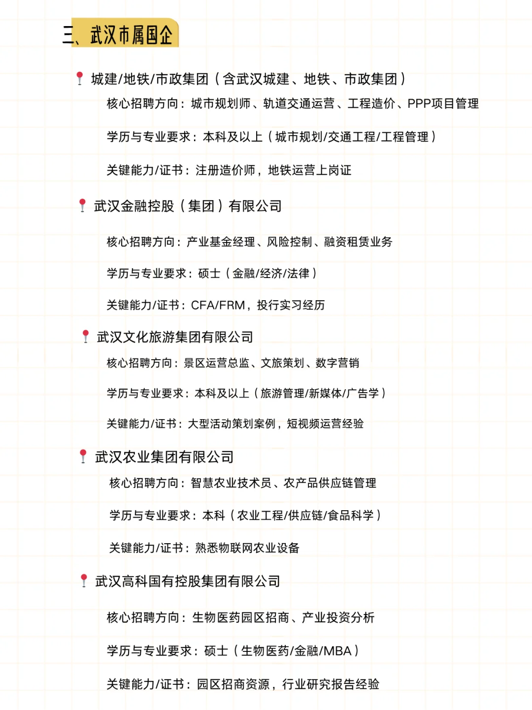 一定要去的国央企——武汉篇