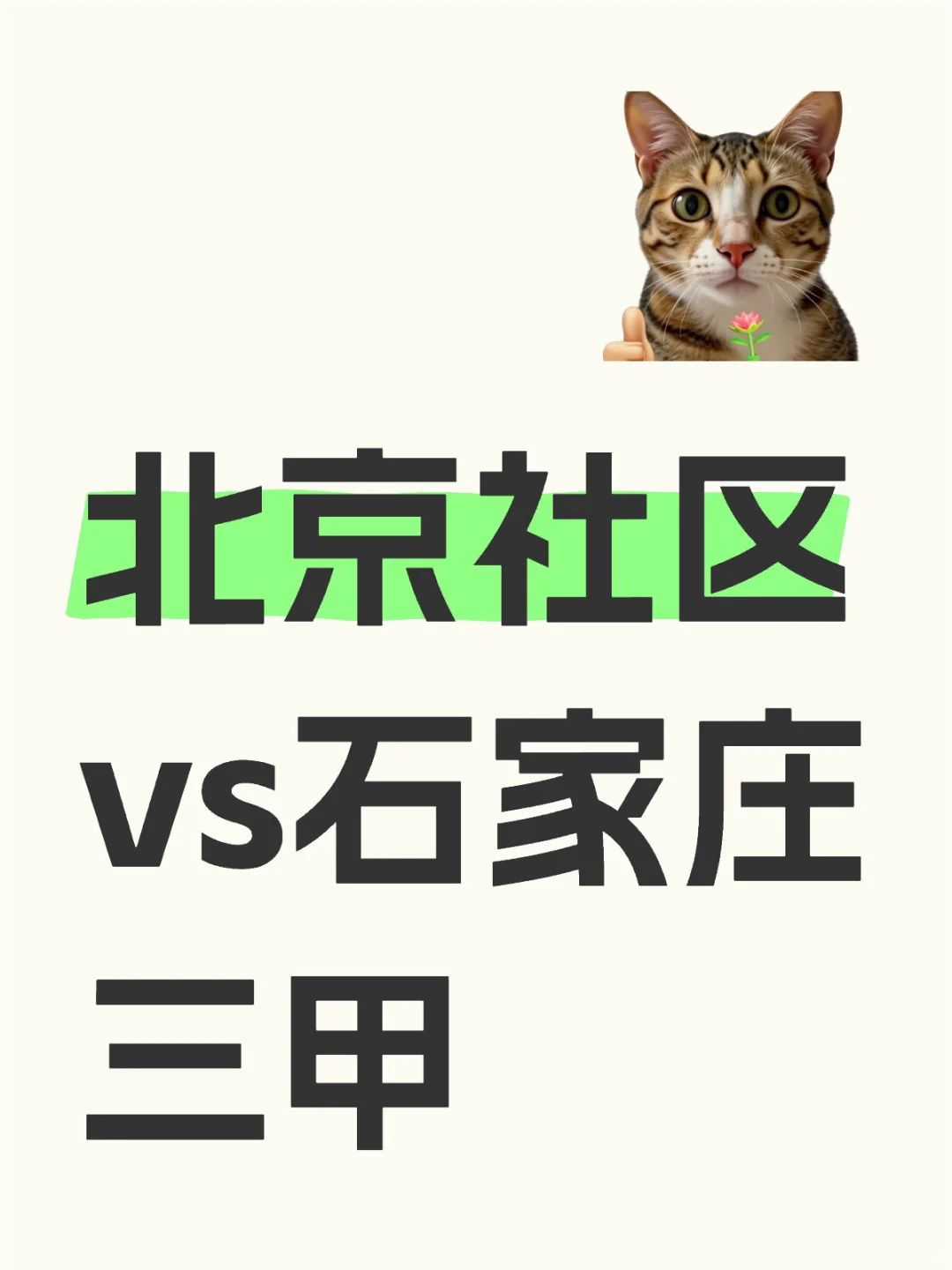 北京社区vs石家庄三甲