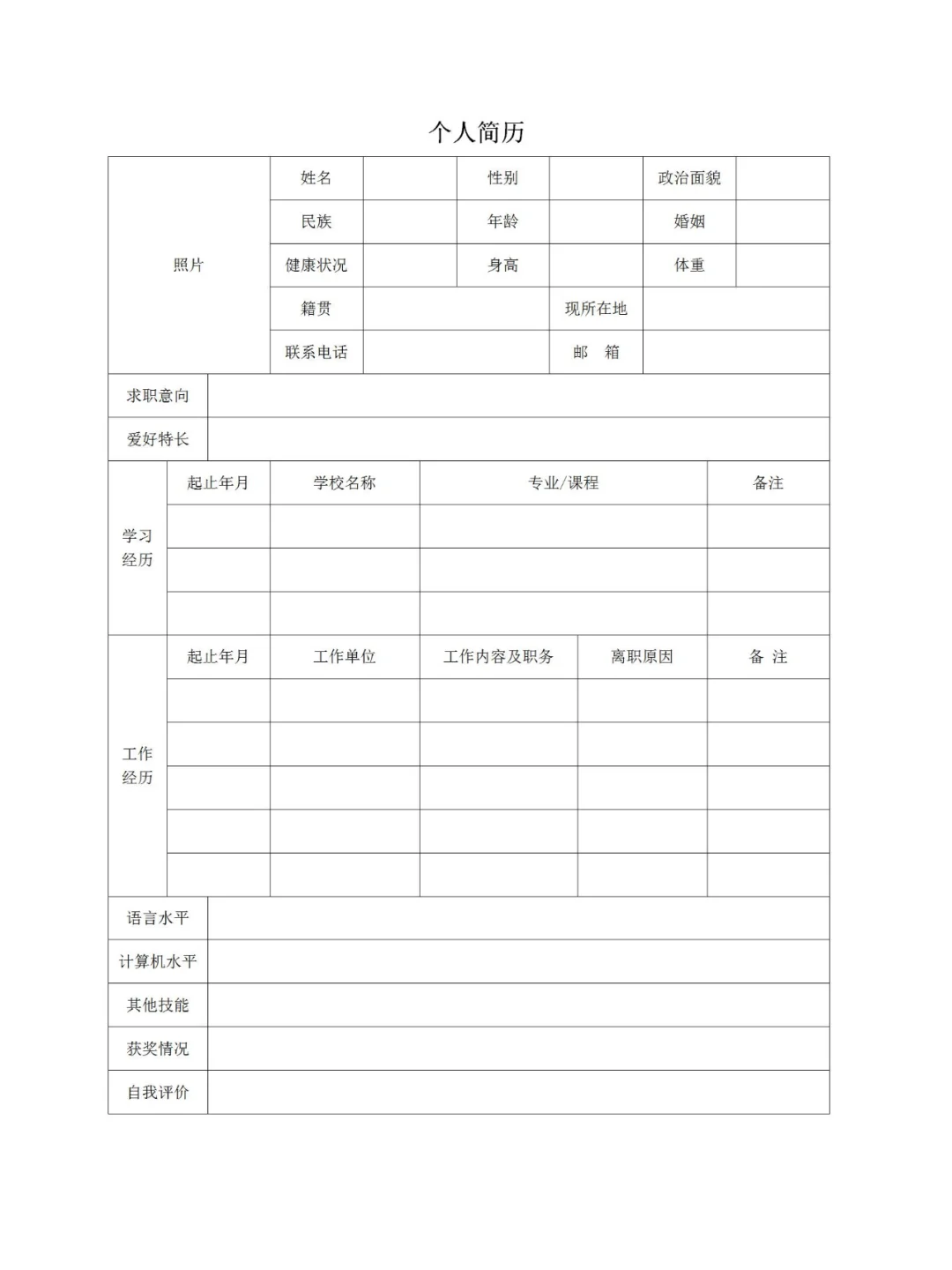求职必备的简历模板我挖到啦，速速码住！