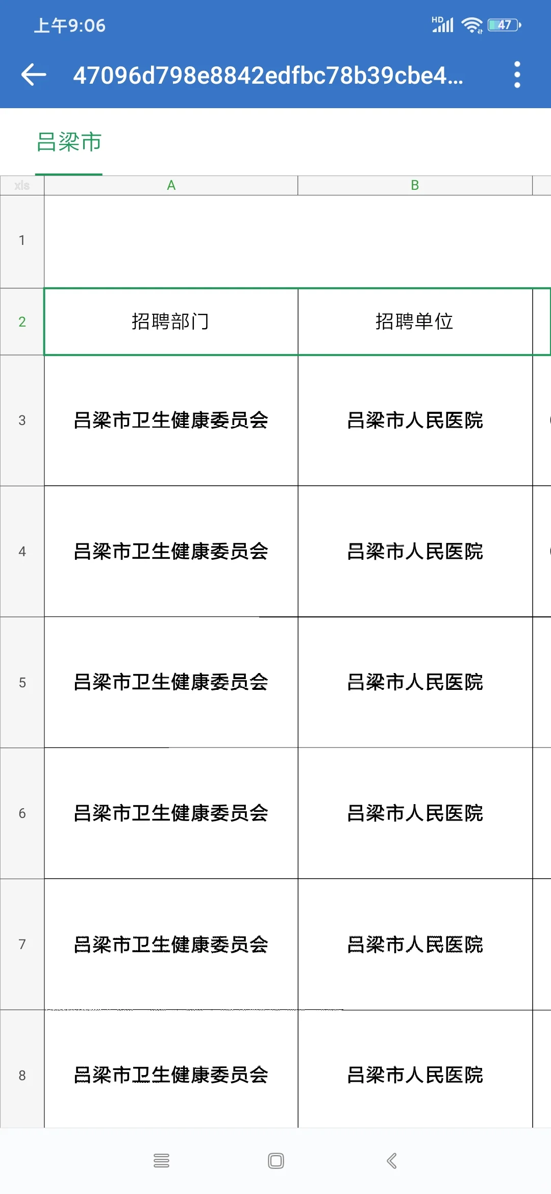 吕梁市2025年公立医院公开招聘工作人员公告