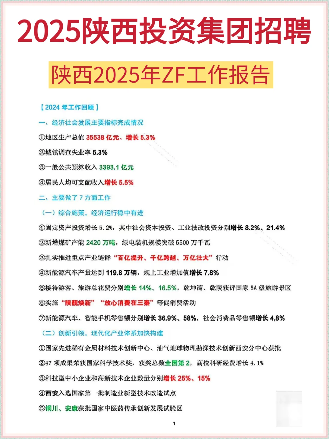 2025陕西投资集团招聘|小道消息赢麻了‼️