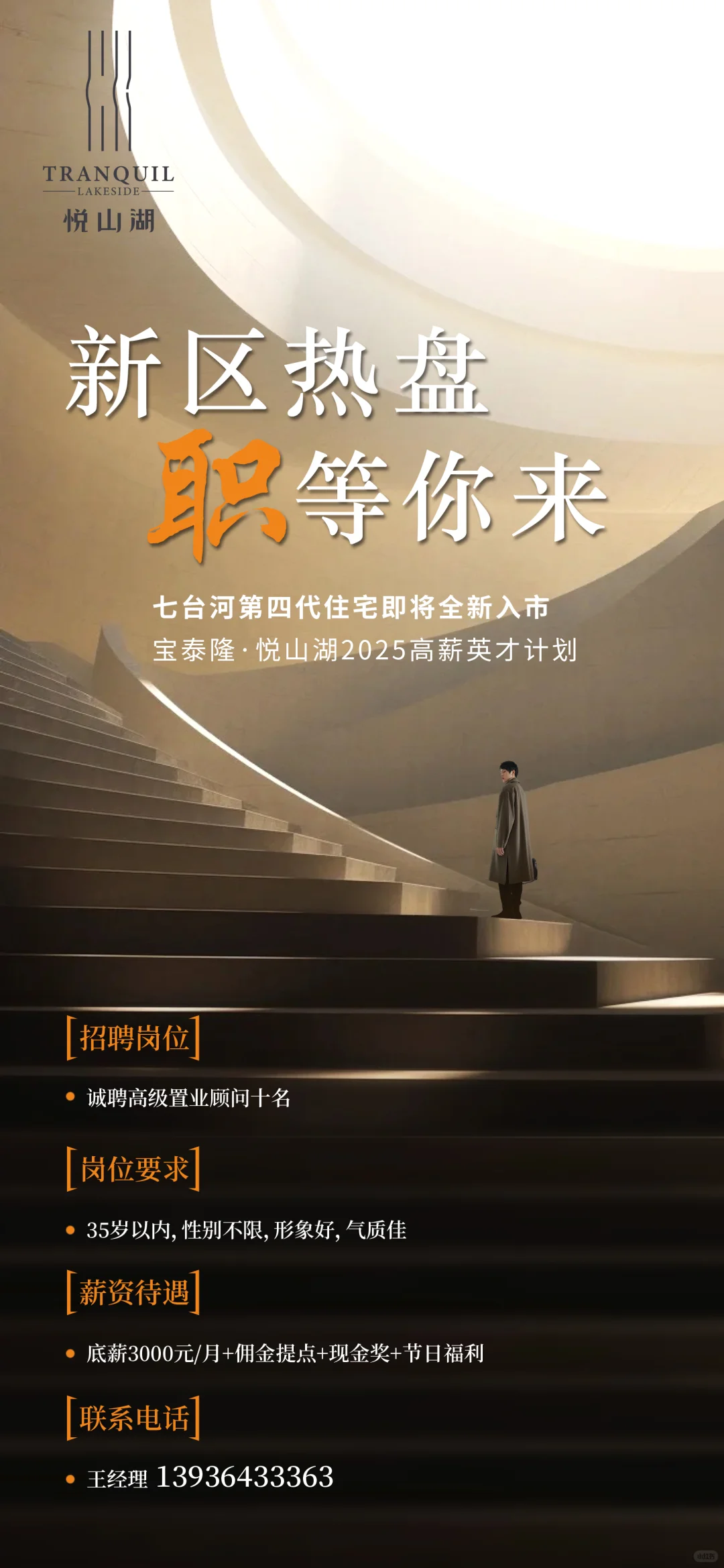 招售楼员！！