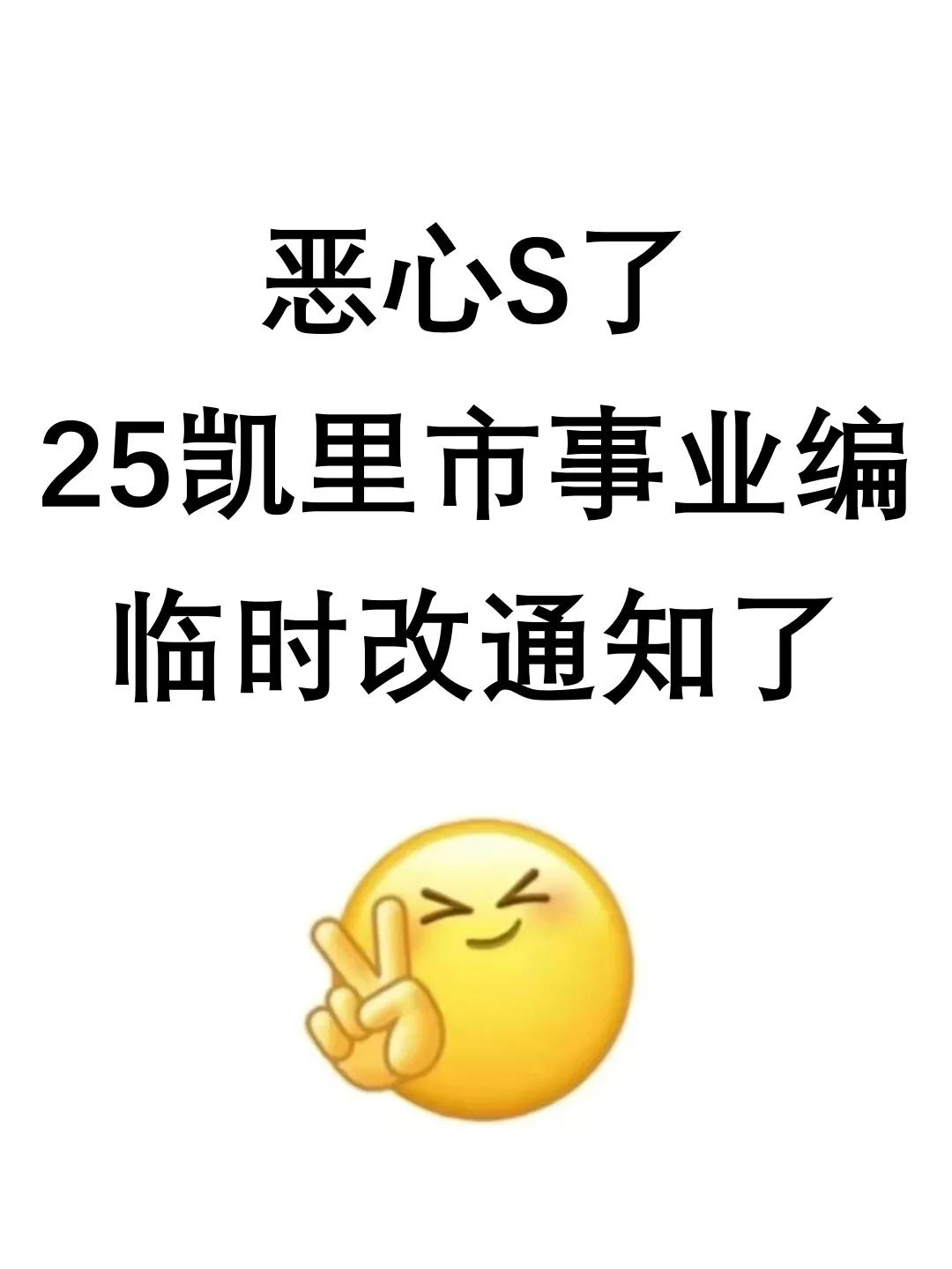 25凯里市事业编临时更改通知了