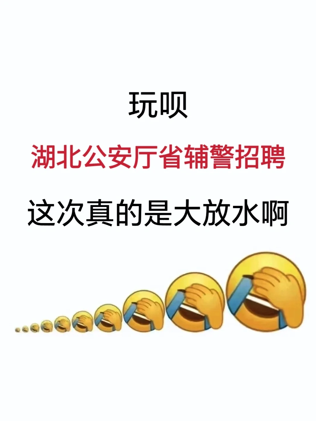 湖北省公安厅辅警招聘，能拉一个算一个