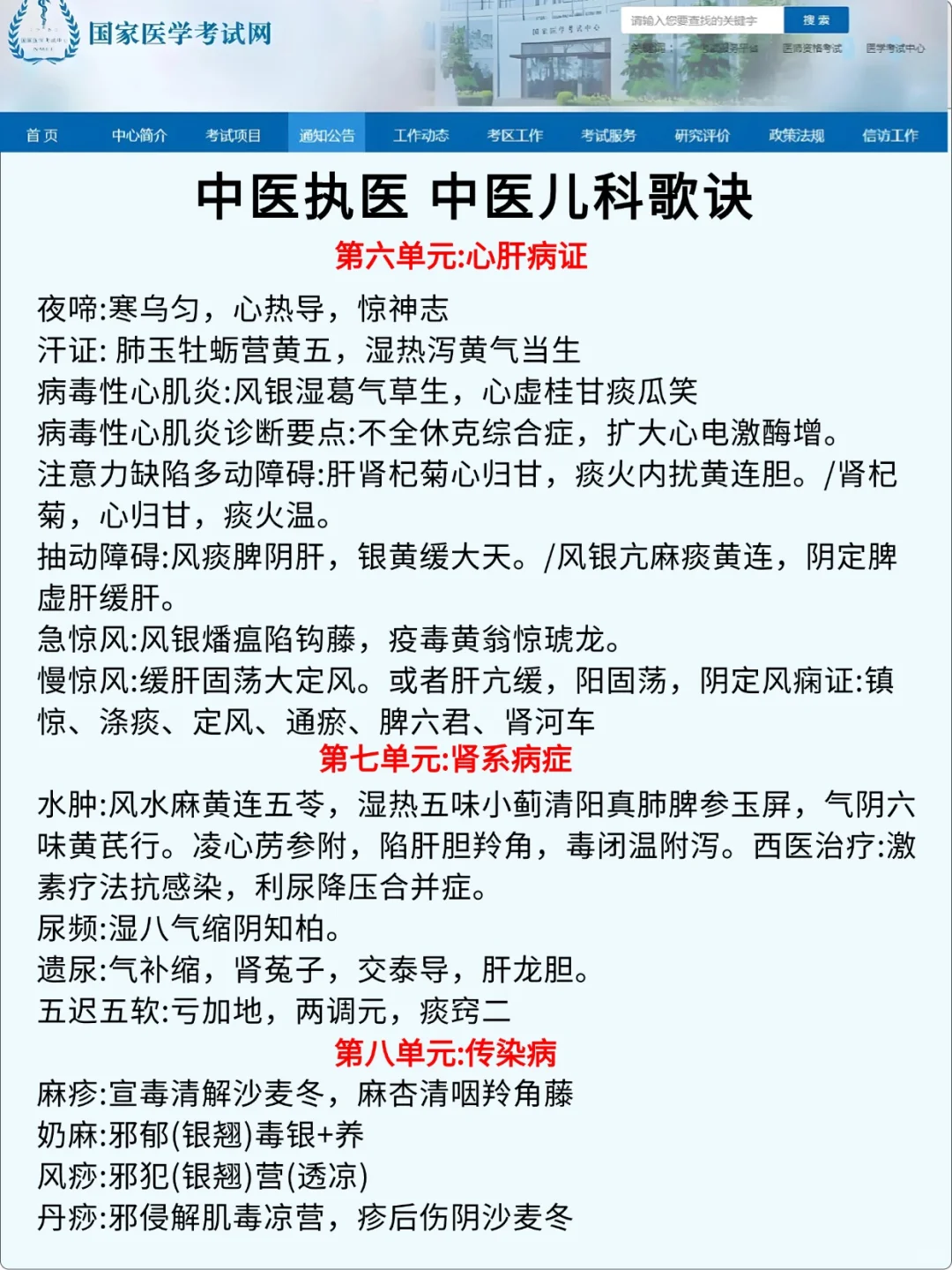 25中医笔试会惩罚每个报名后不看通知的懒人