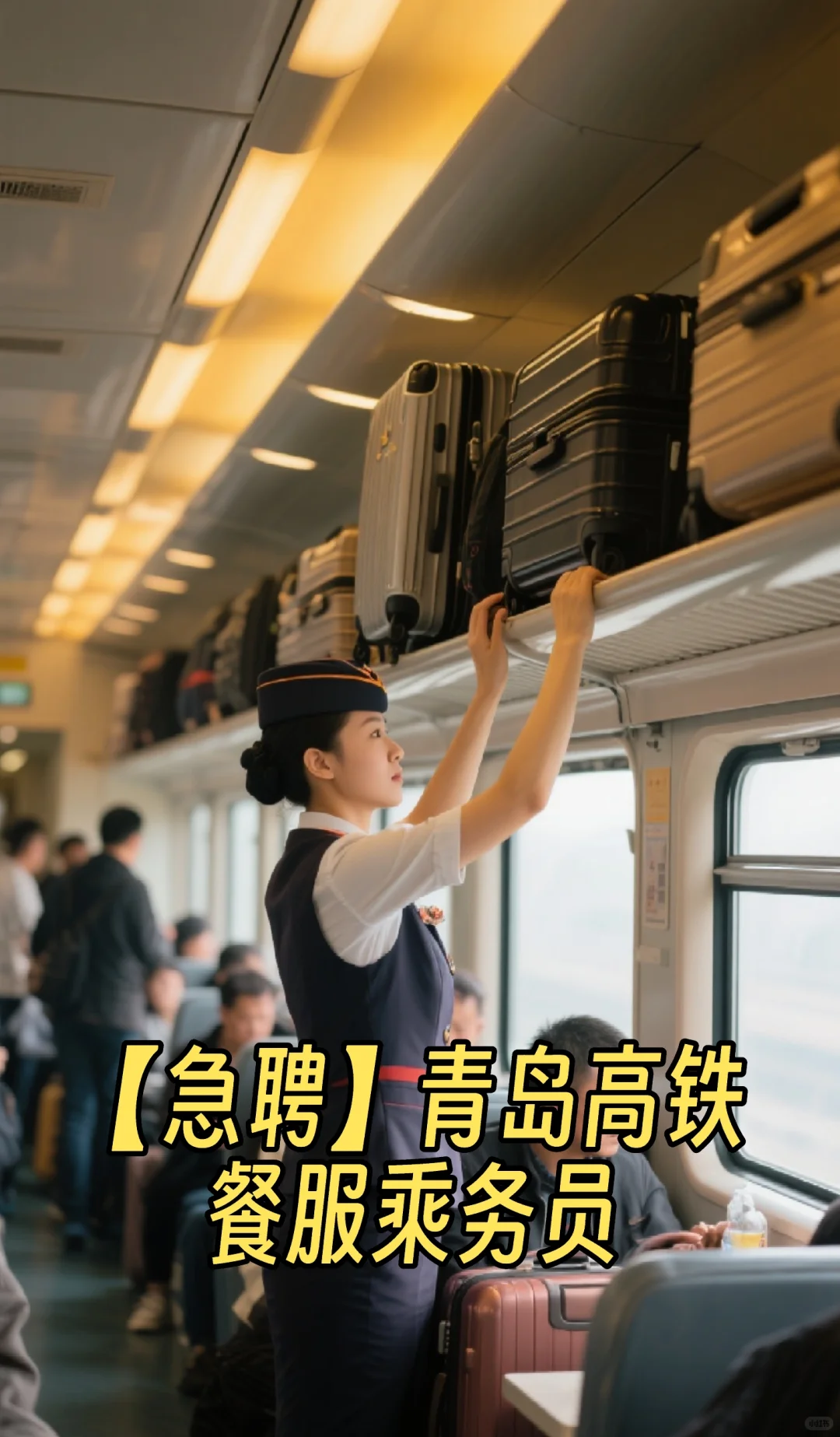 青岛高铁餐服高薪招聘