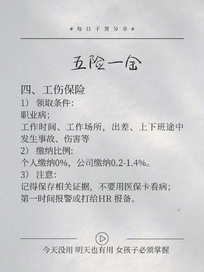 一文搞懂五险一金,职场小白必看❗