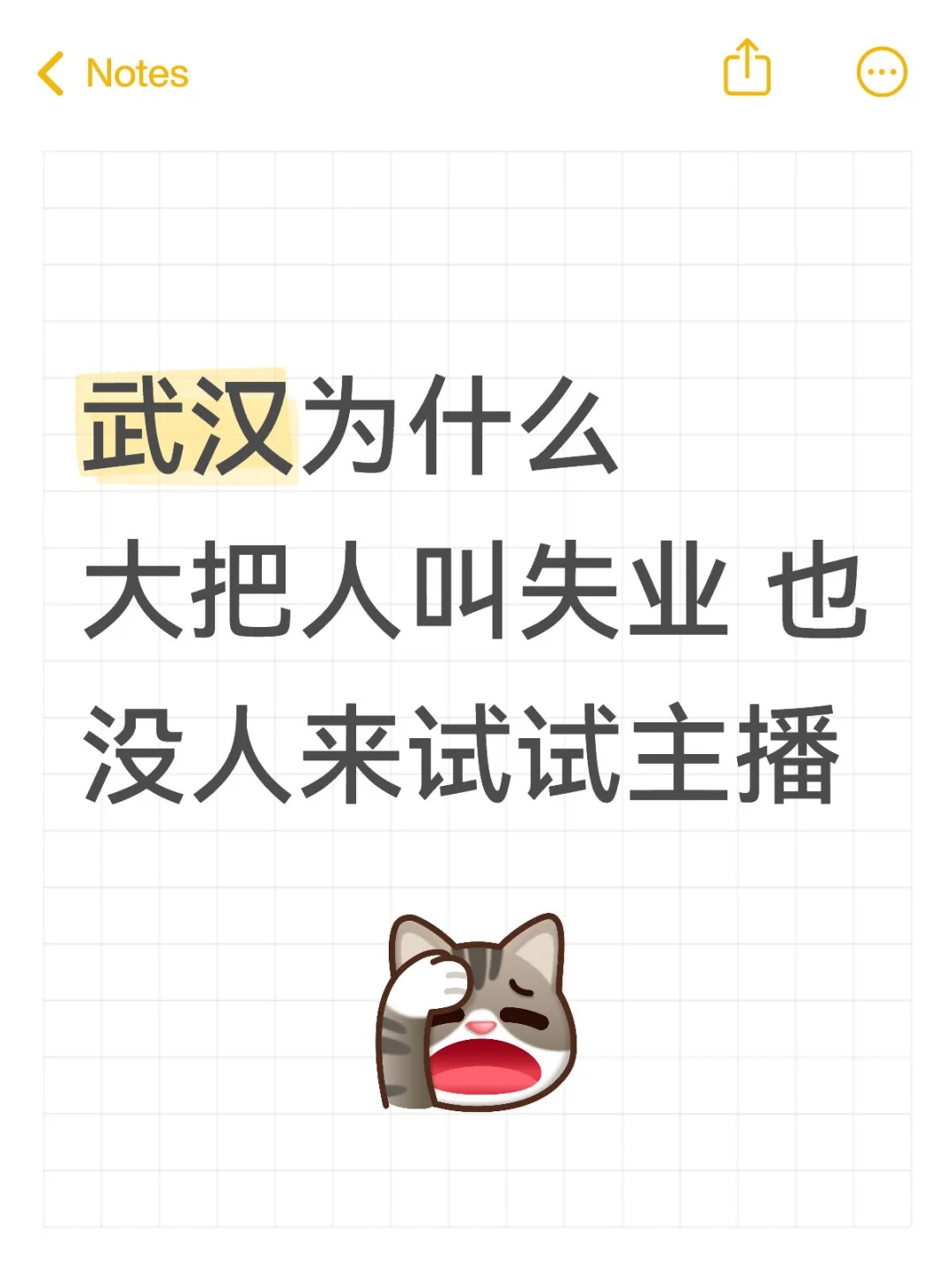 武汉为什么大把人叫失业 也没人来试试主播