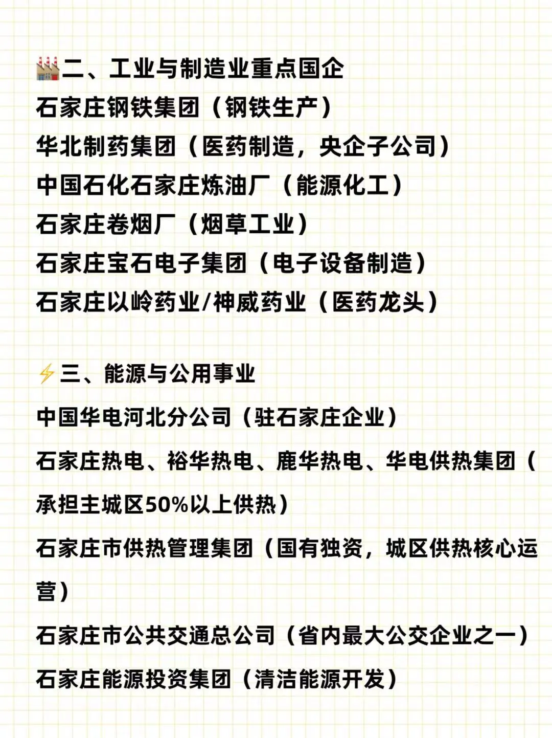 26应届生一定要去的国企——石家庄篇