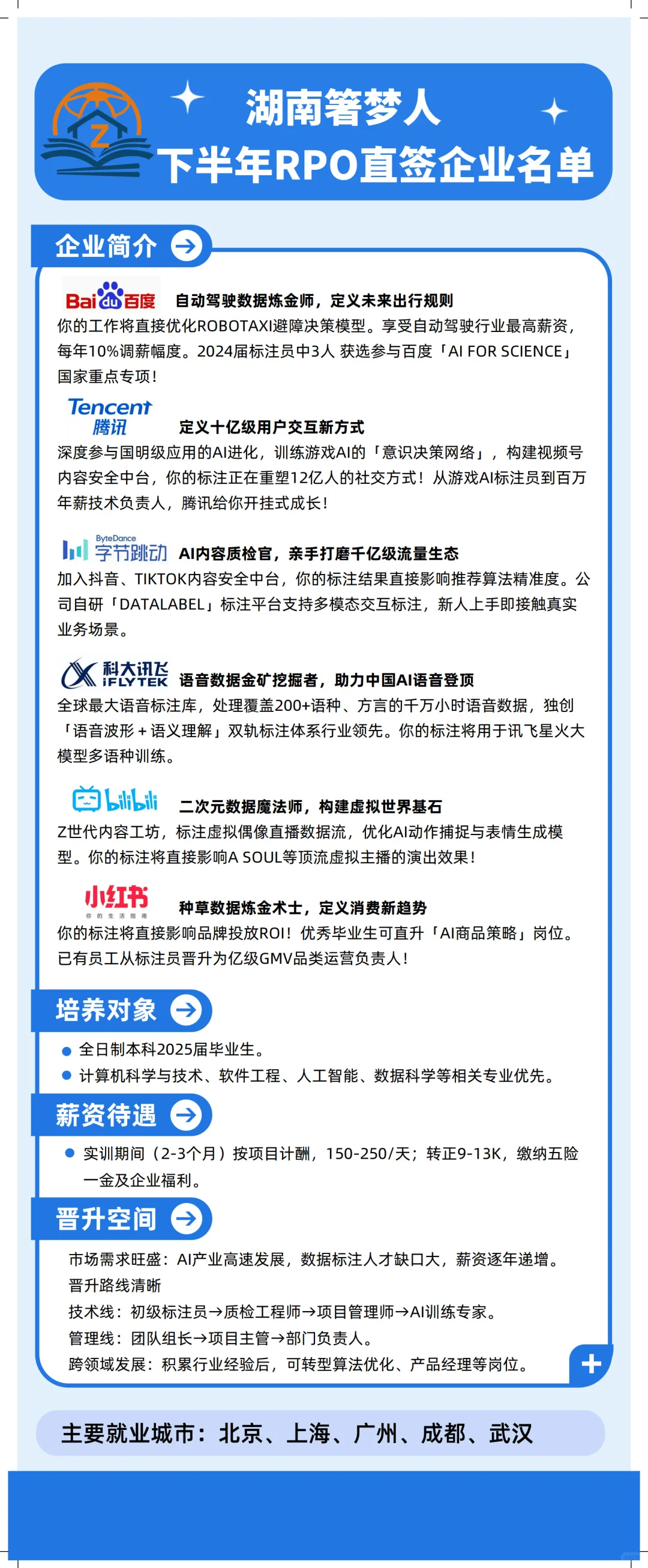 箸梦人下半年RPO直签企业名单
