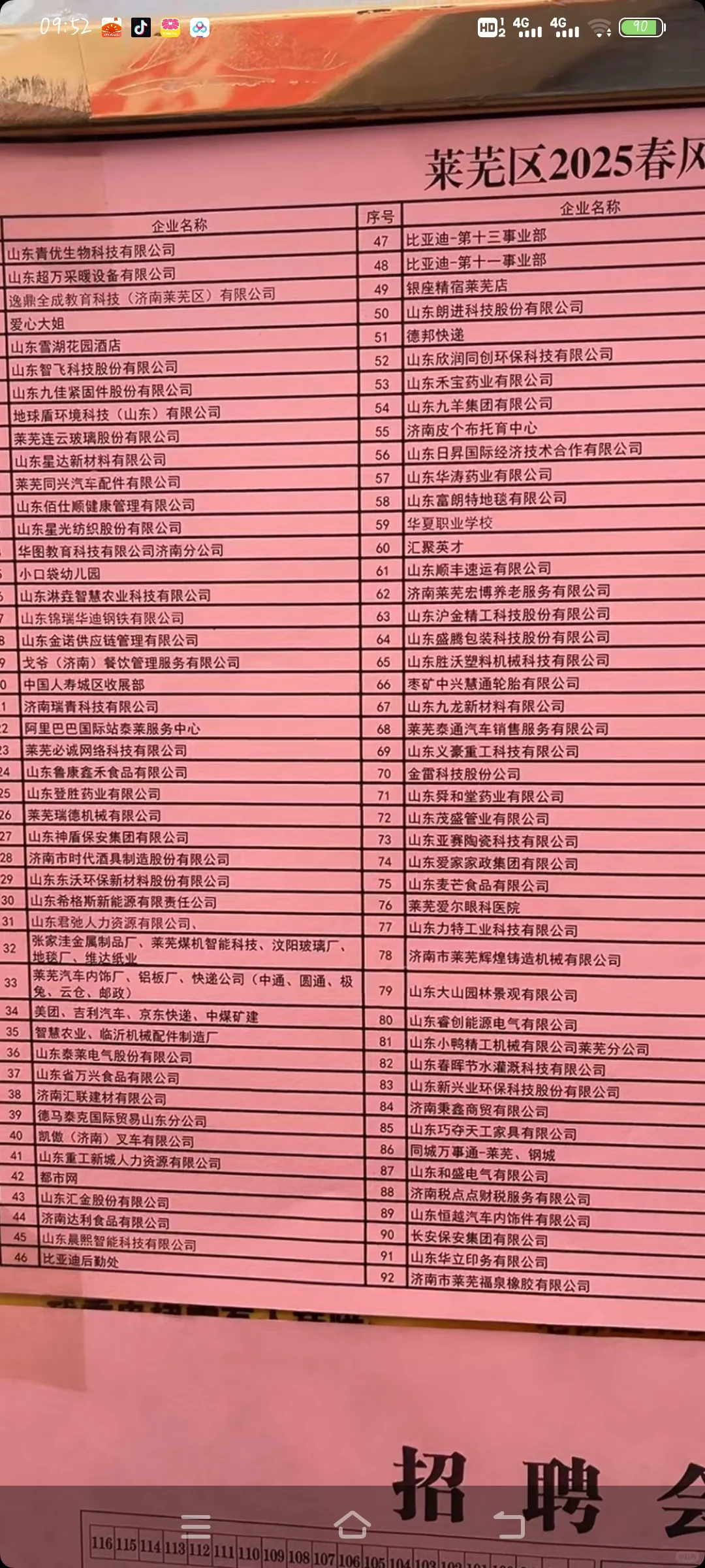 莱芜招聘会