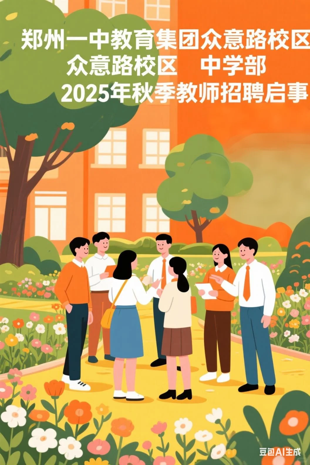 郑州一中教育集团众意路校区招聘教师!