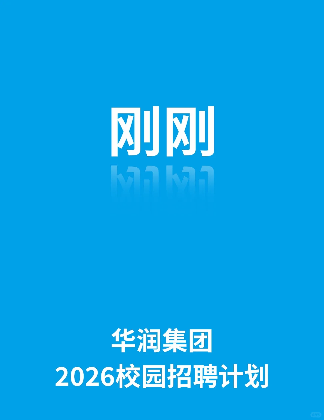 华润集团2026届校园招聘公告