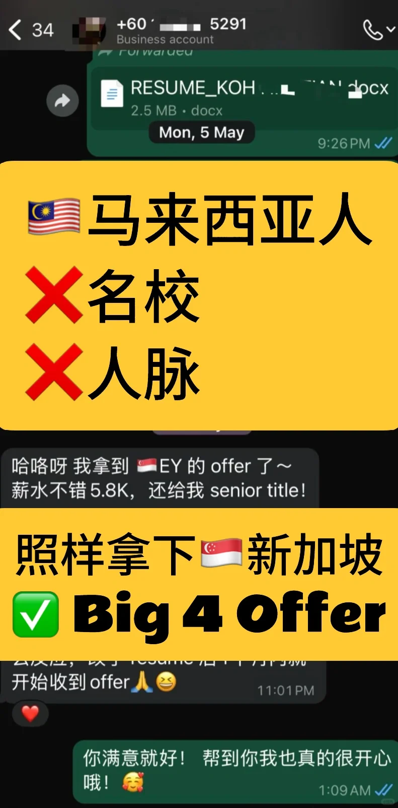 ????实际案例告诉你，简历真的管用！