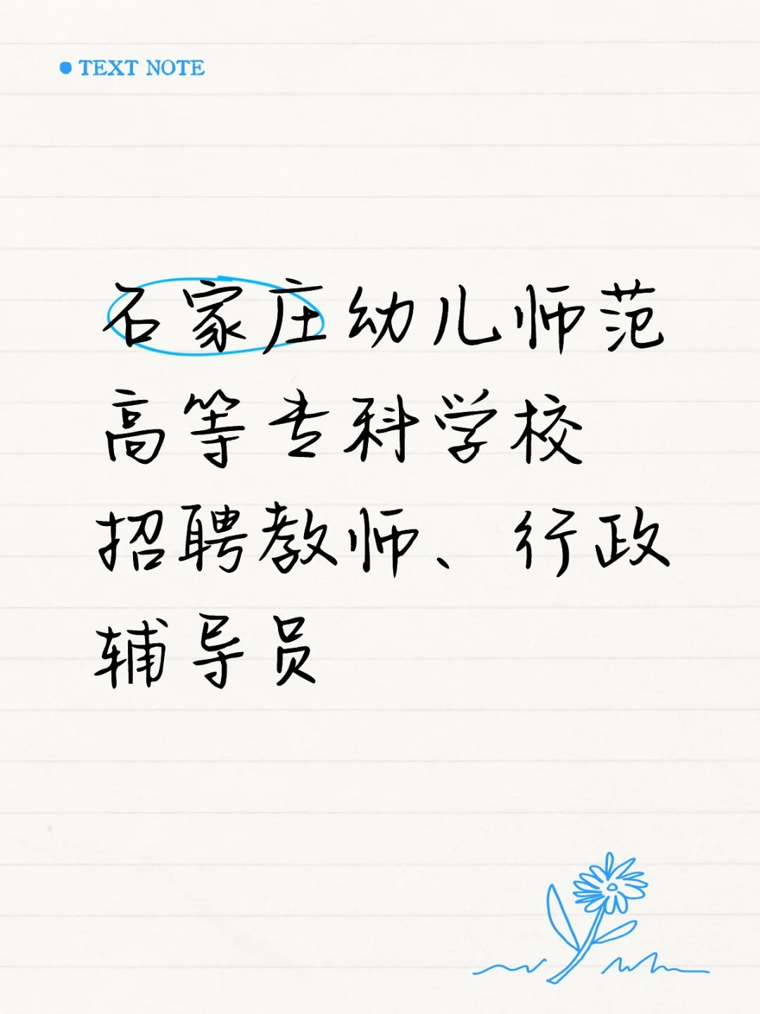编‖高校岗位招聘