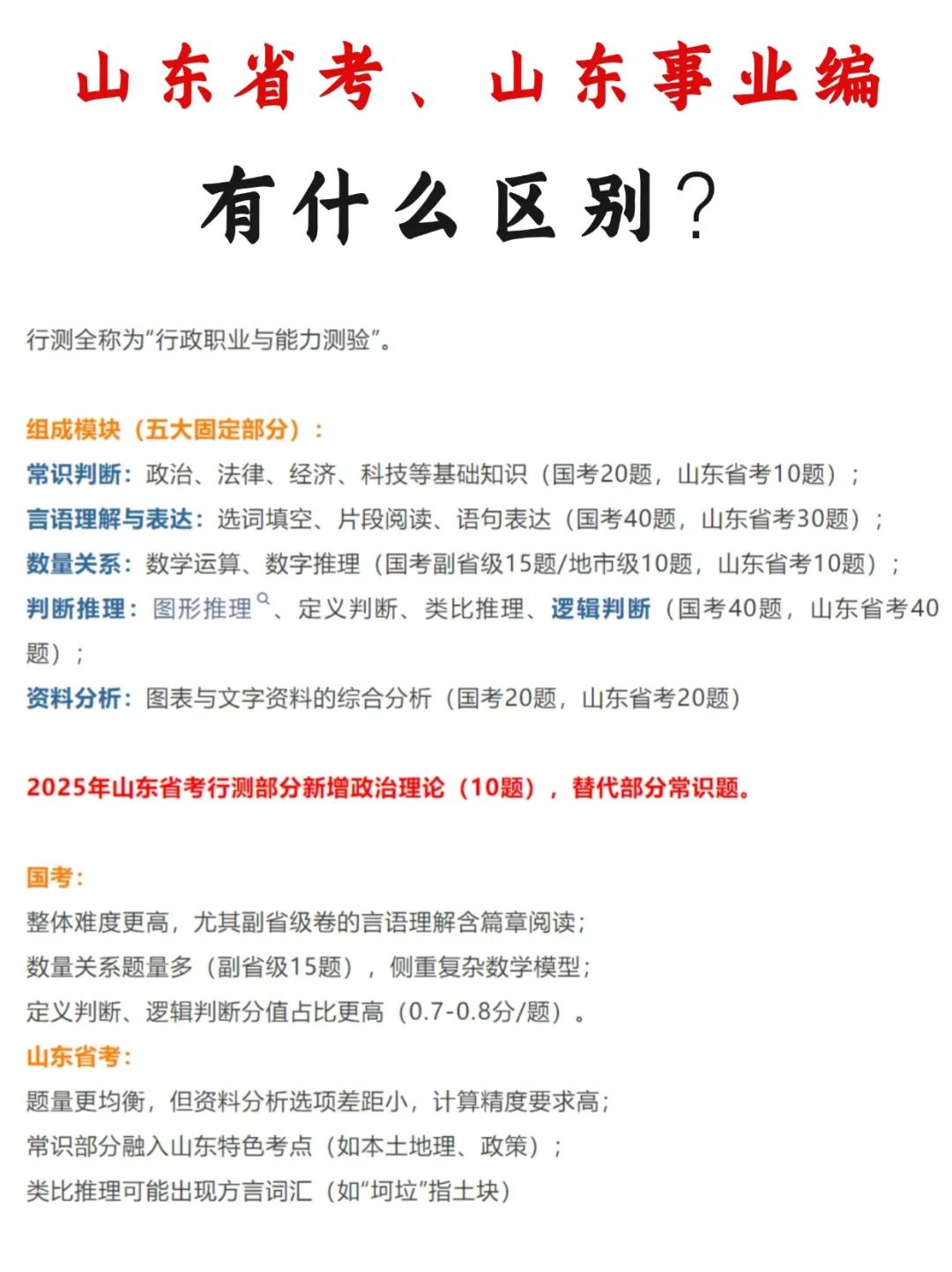 山东省考、山东事业编到底有什么区别？