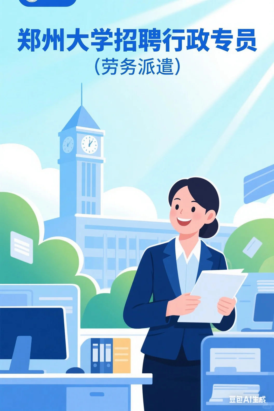 郑州大学招聘行政专员20人(硕士起）！