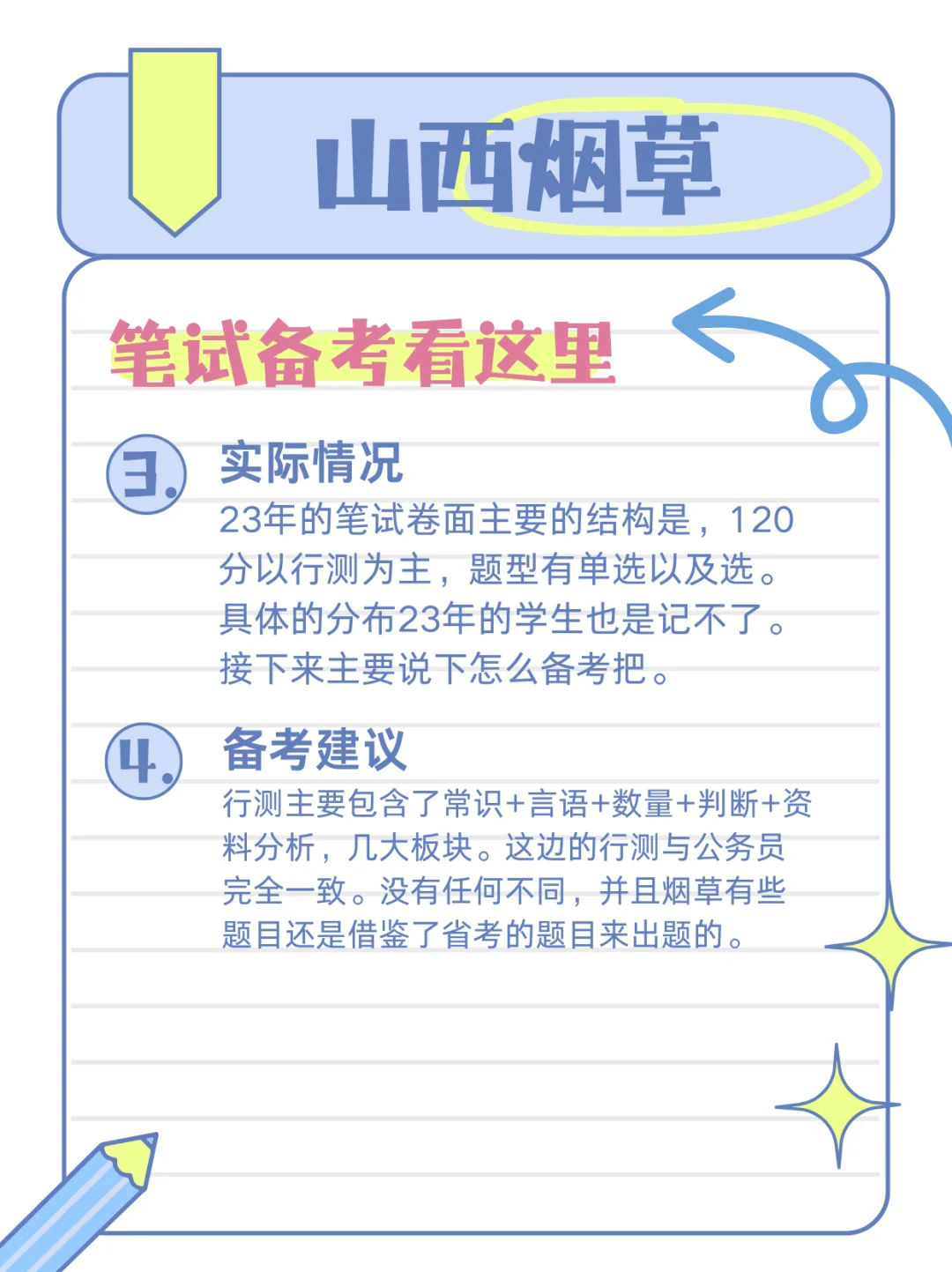 山西烟草笔试通知