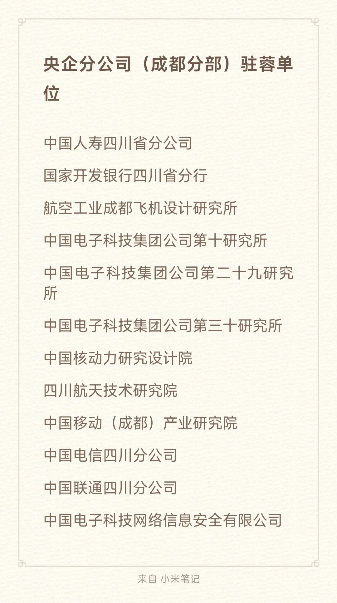 秋招一定要去的央国企-成都篇