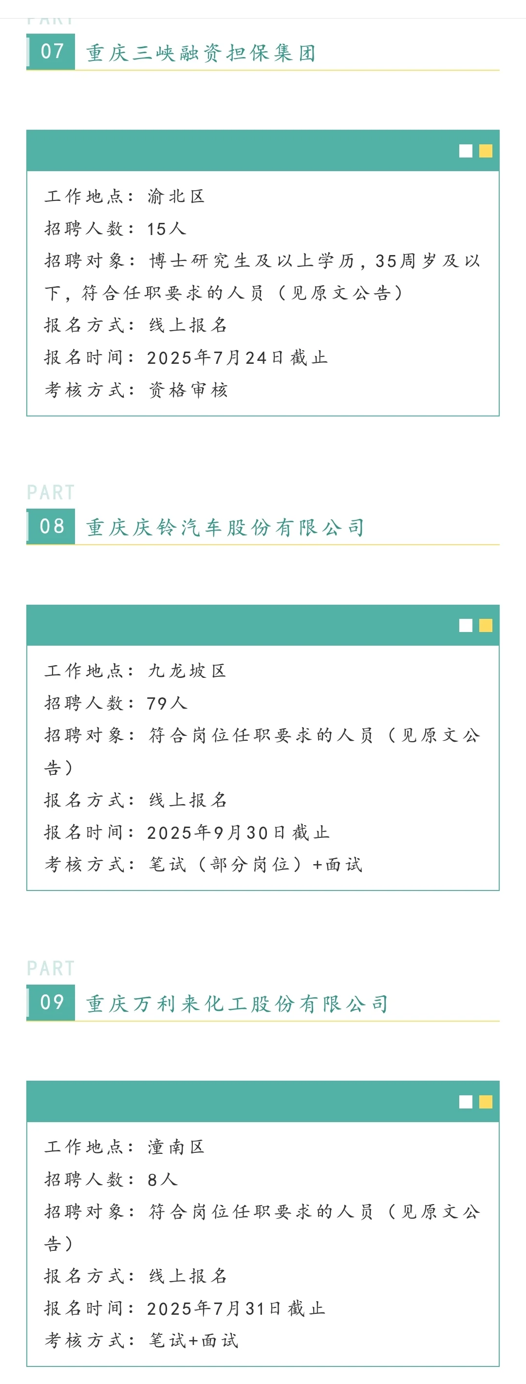 重庆国企这是爆发了吗，招这么多人？