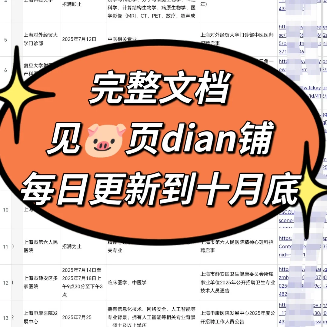 北京14家正在进行招聘的医院