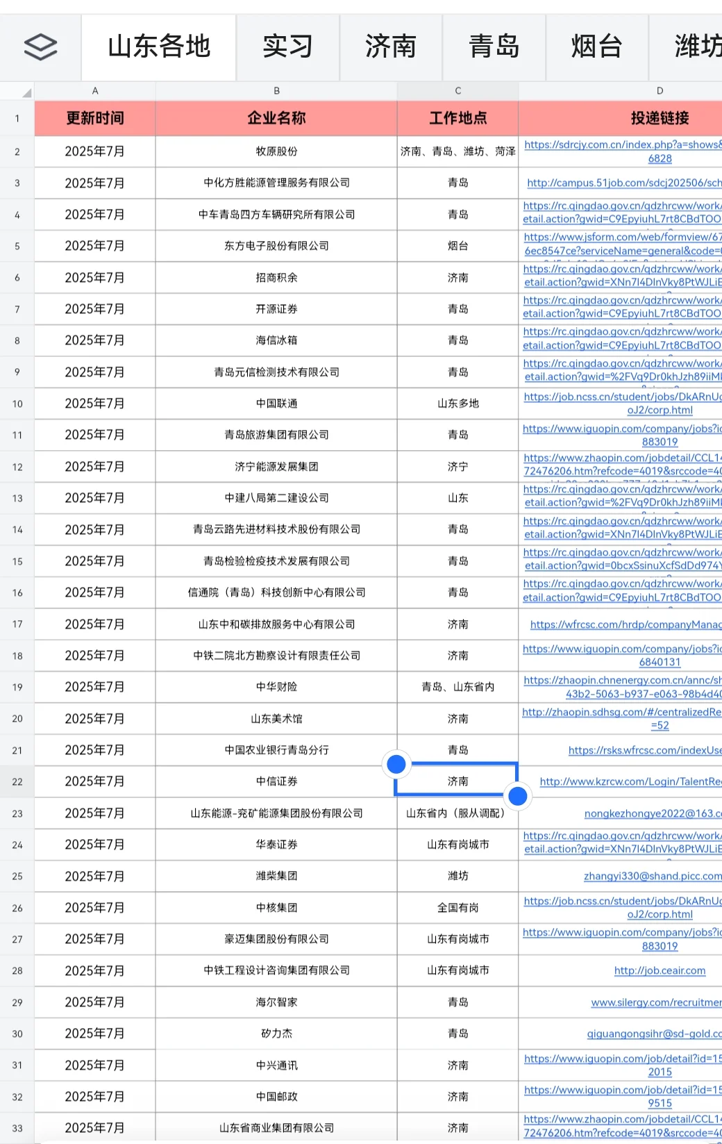 醒一醒！山东第一批秋招已经开爆了✌