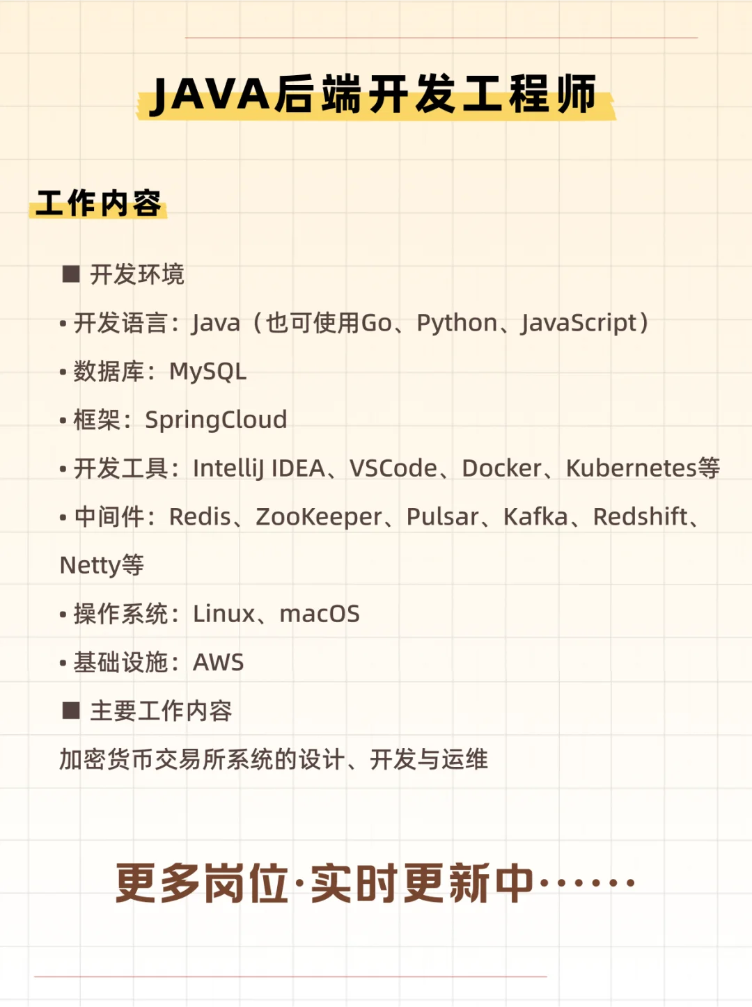 ??东京金融会社JAVA后端高薪直招?