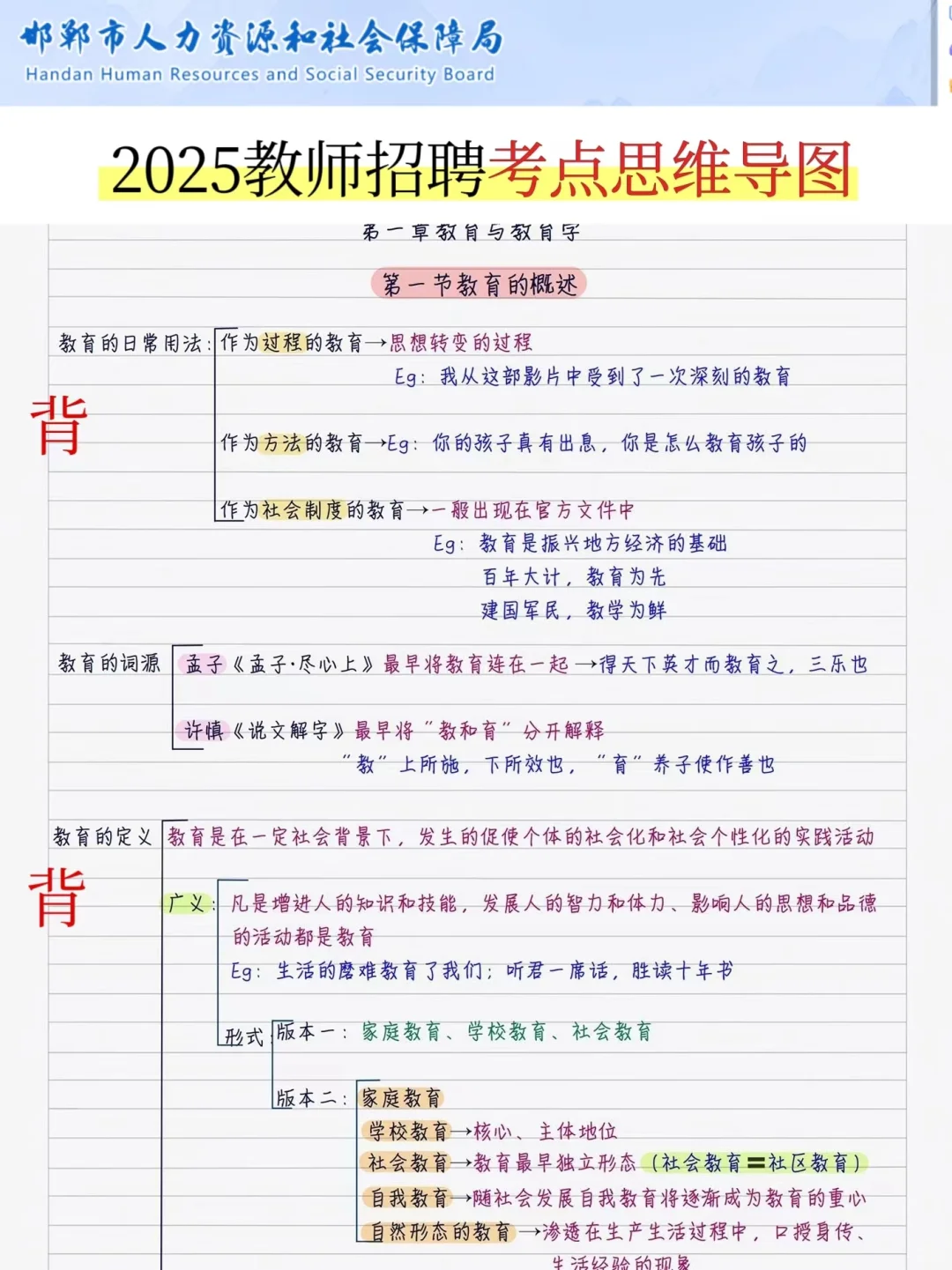 25邯郸冀南新区教招风向很明显了，熬夜背！