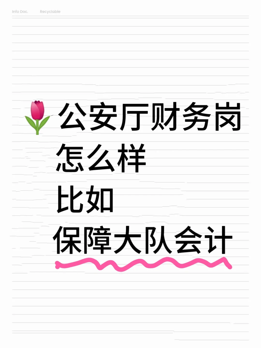 公安厅财务岗怎么样⁉️比如保障大队会计