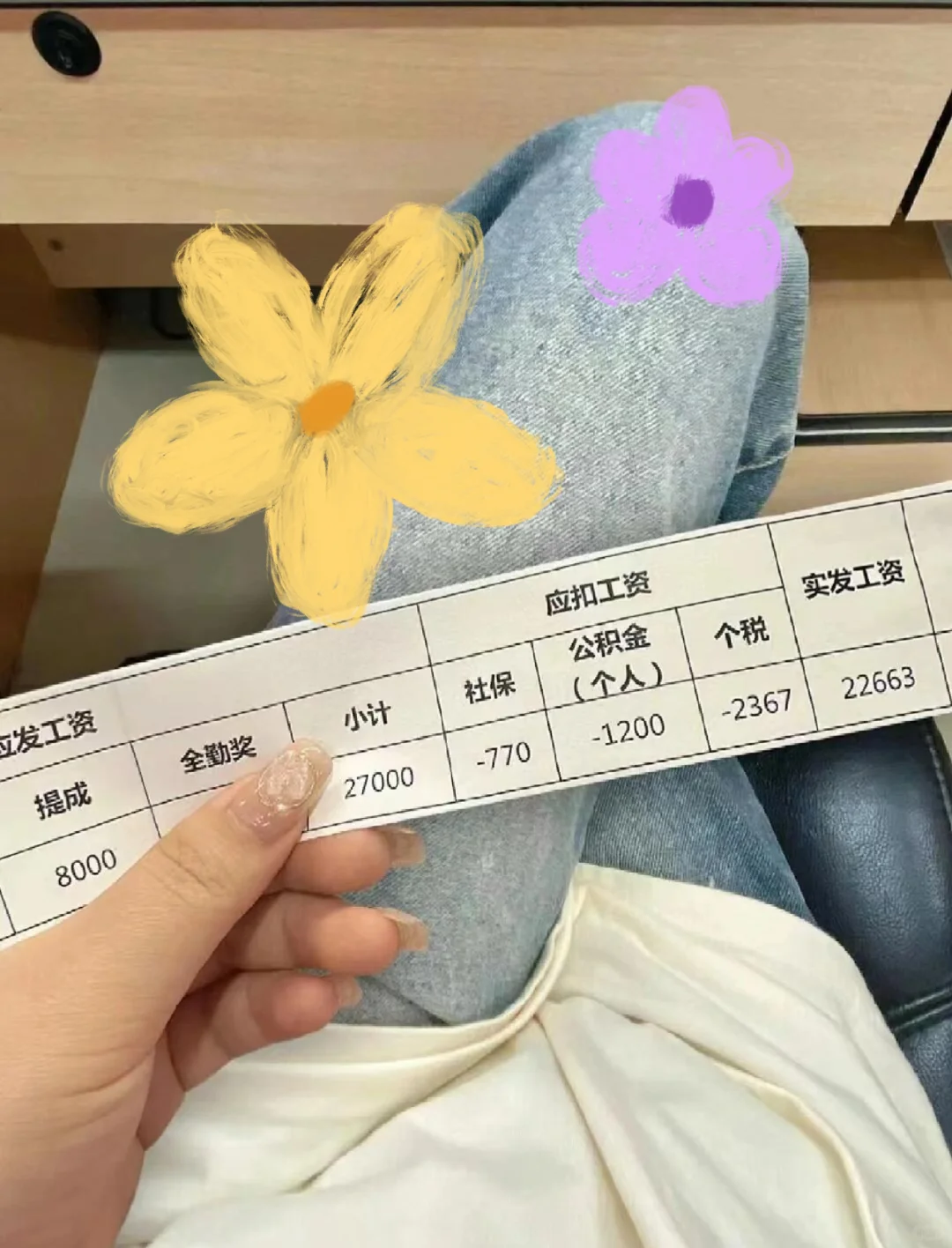 这上面写的不只是数字，而是我生活的底气！