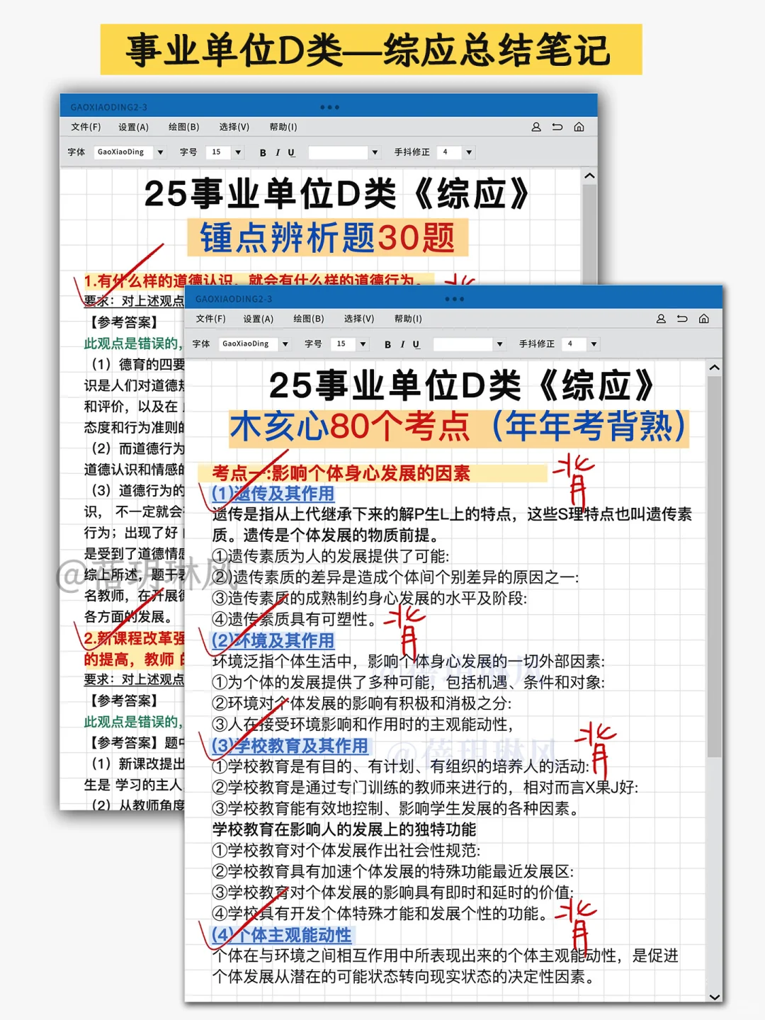 给大家普及下三个月过事业编D类需要的强度