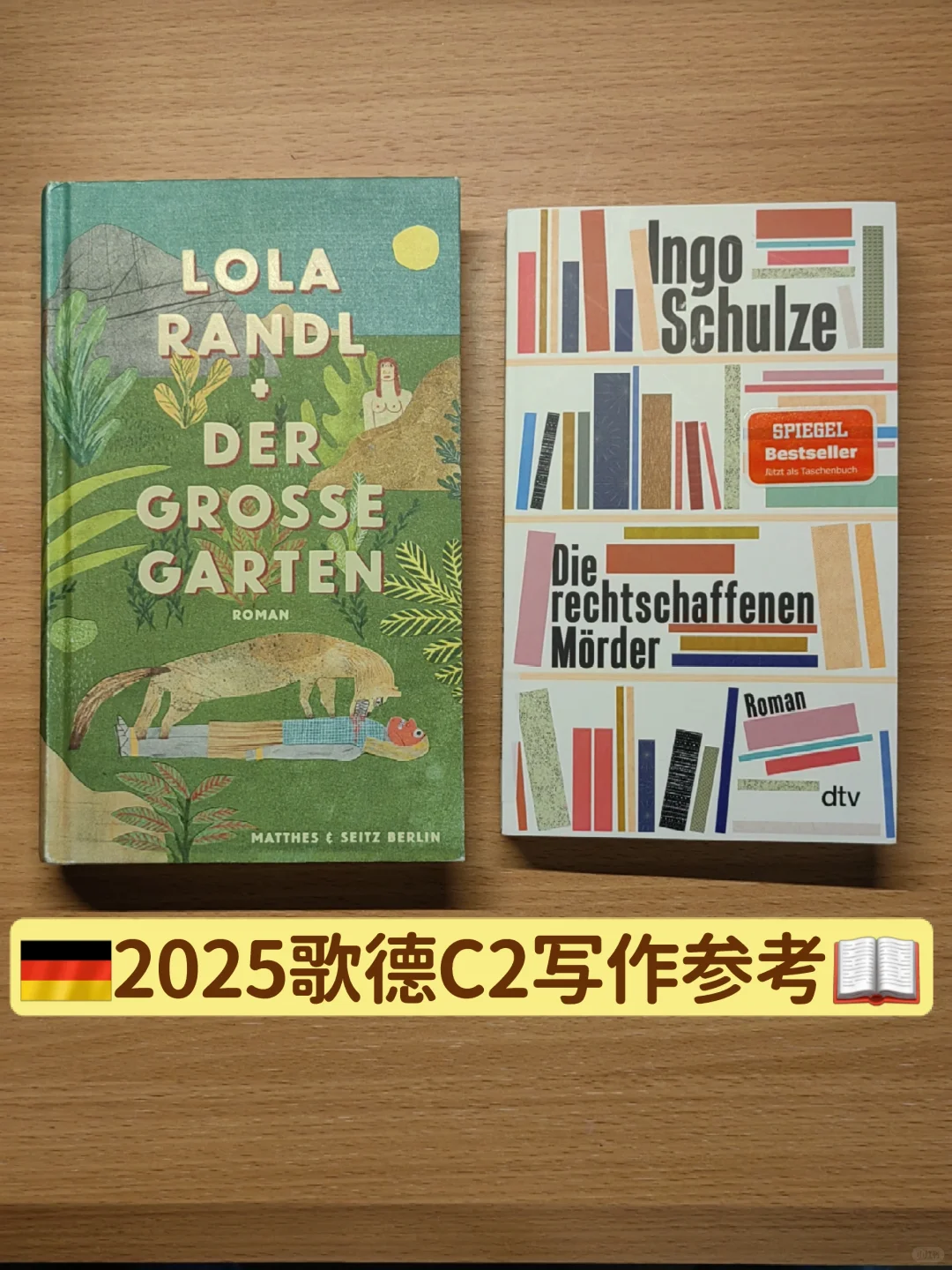 ??德语学习日记•歌德C2写作书目分享