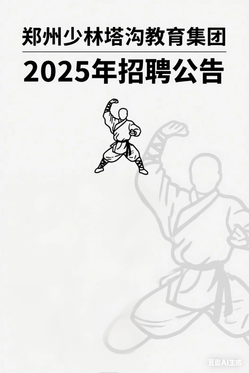 郑州少林塔沟教育集团招聘文化课教师！