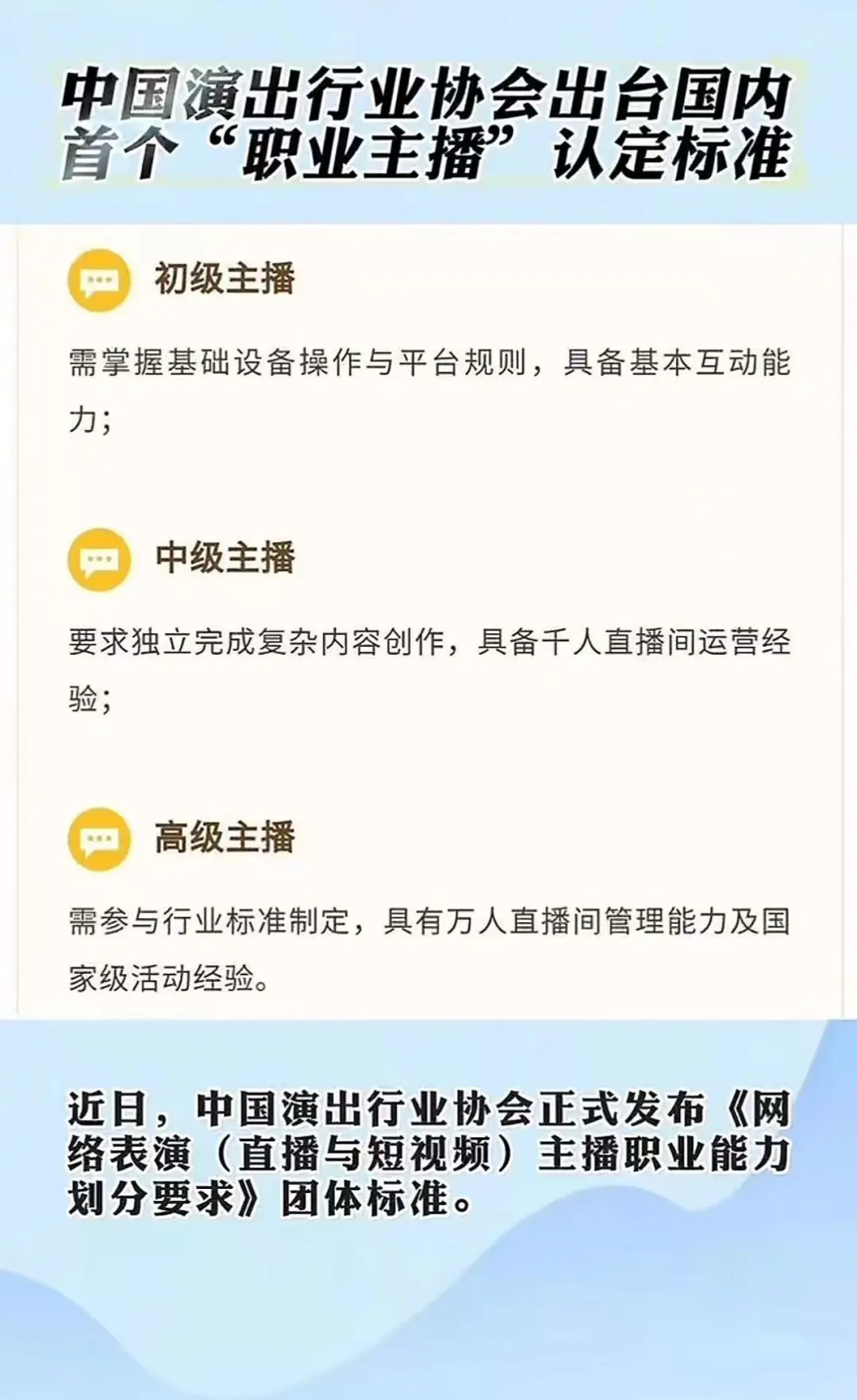 变天了！网络主播正式成为国家新职业！