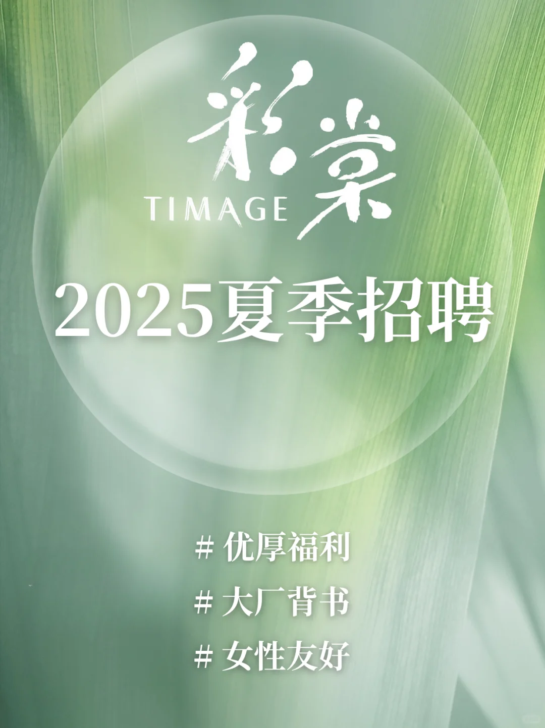 彩棠招人啦?待遇优厚,员工?内购