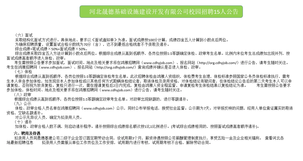 河北交投集团全资子公司招聘公告
