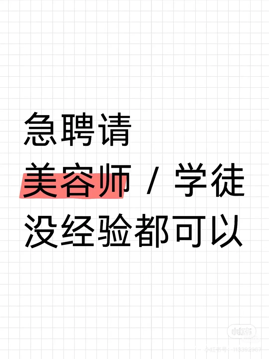美容师招聘了招聘了